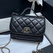 Chanel Grained Calfskin Flap Bag AS29912