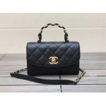 Chanel Mini Flap Bag With Top Handle AS2477