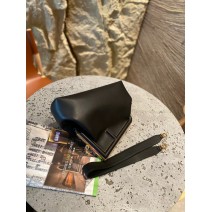 Fendi First Leather Bag Black 8BP127