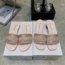 Dior Dway Embroidered Cotton Mule D03028