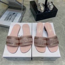 Dior Dway Embroidered Cotton Mule D03031