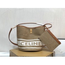 Celine Bucket 16 Bag Beige C195573