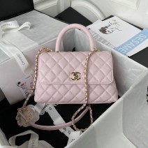 Chanel Small Coco Handle Bag Pink A92990