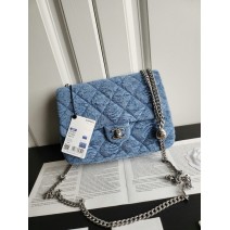 Chanel Denim Flap Shoulder Bag AS3921