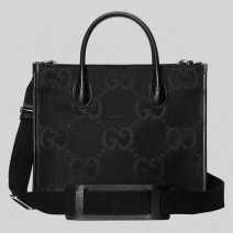 Gucci Jumbo GG Small tote bag Black 703974