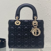 Small Lady Dior My ABCDIOR Bag Black M0538