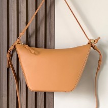 LOEWE Hammock Mini leather Hobo bag Brown L9023