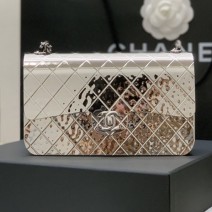 Chanel Evening Bag Silver A99141