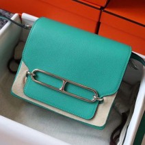 Hermes Evercolor Leather Roulis Bag Vert Veronese HR0805