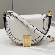 Fendi Moonlight Leather Bag White F80008