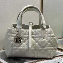 Small Dior Toujours Bag White M2822